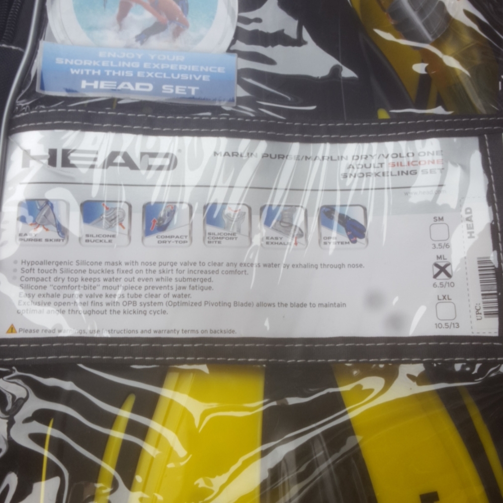 New Head Snorkeling set